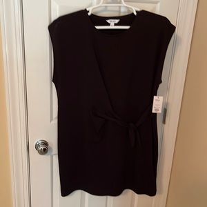 SIDE TIE T-shirt dress